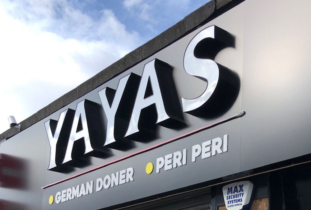 Signs Coatbridge, Glasgow, Edinburgh. 3D letters, lightbox, illuminated Signs Coatbridge, Glasgow, Edinburgh.